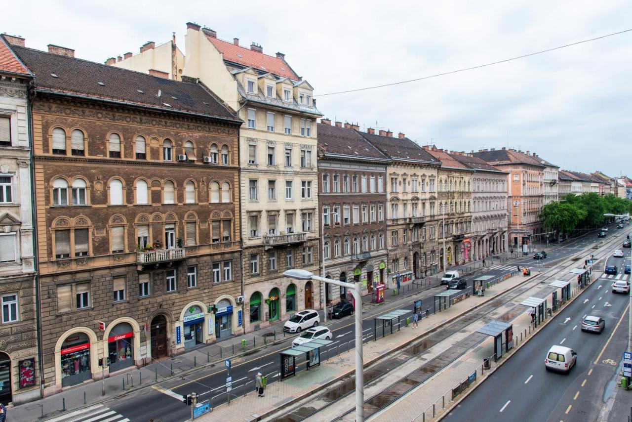 Ferenc Ring Panorama Apartment Budapest Bagian luar foto